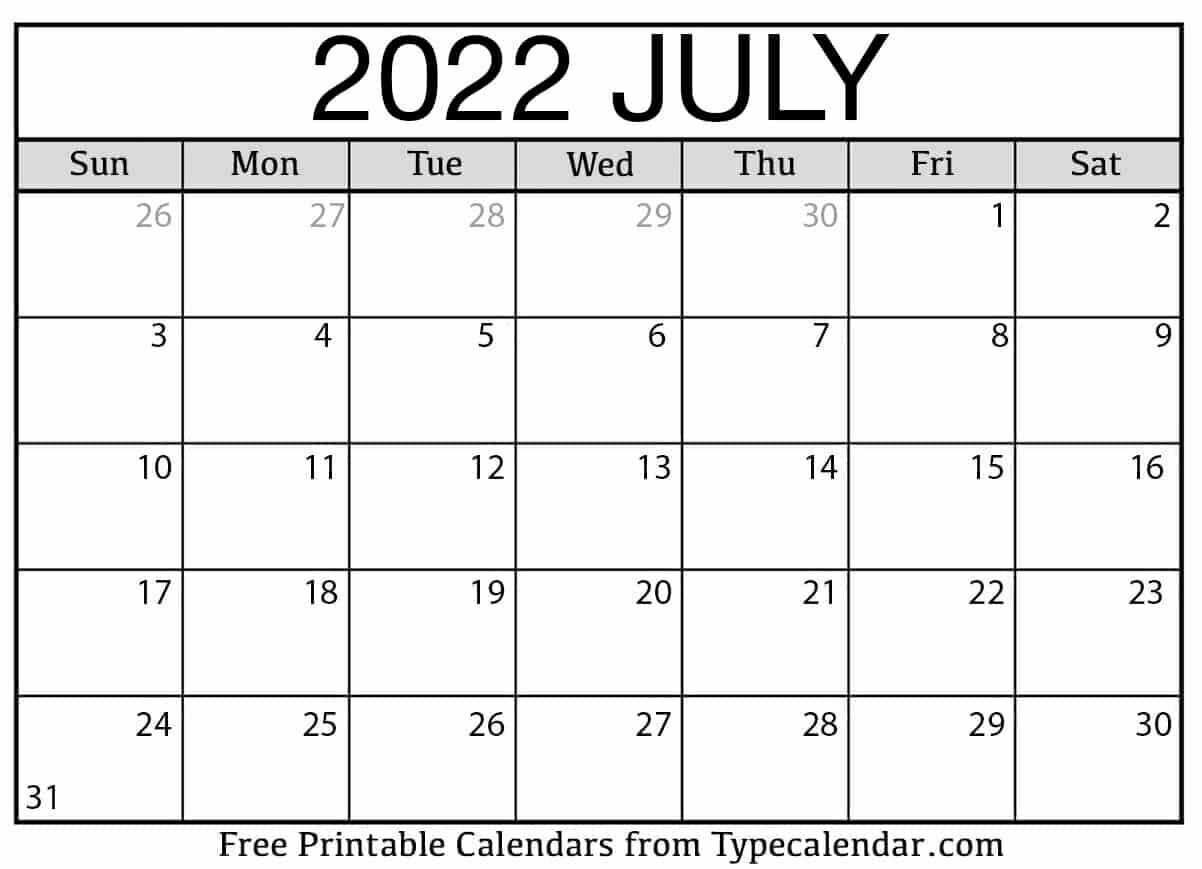 Avatar: July 2022 Printables