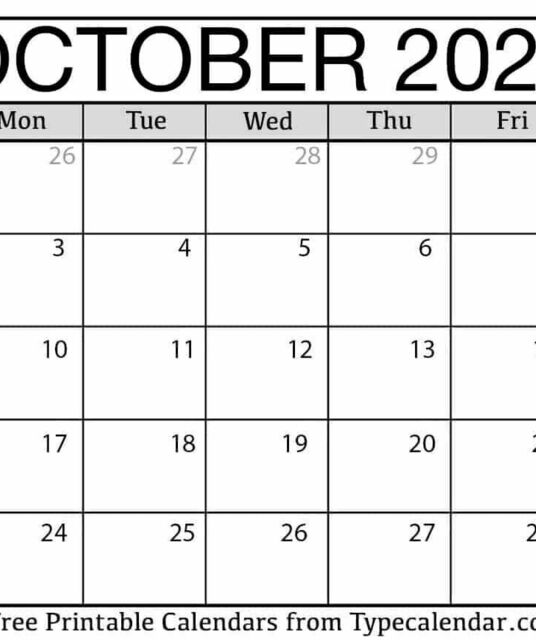 avatar Calendar of October 2022