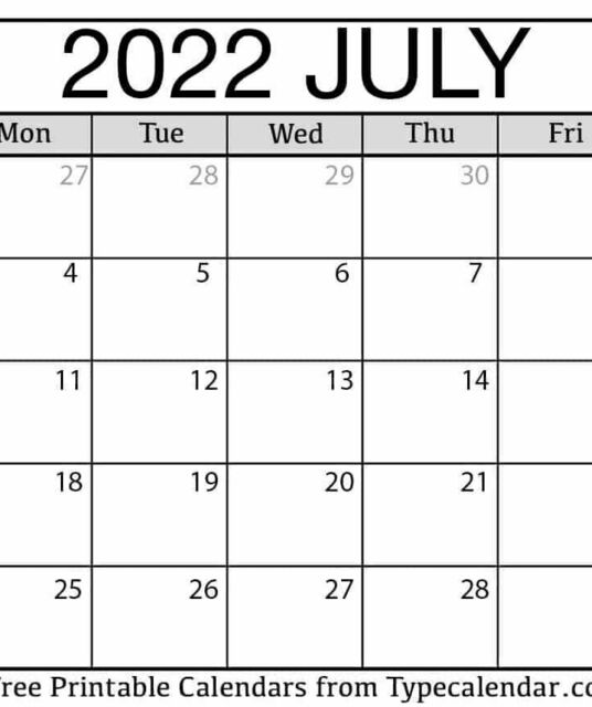 avatar July 2022 Printables