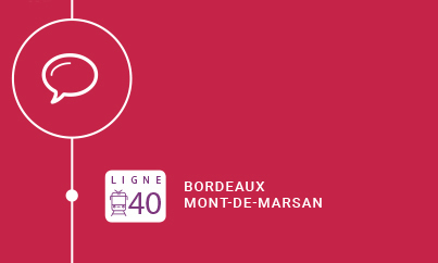 Concertation 2019 sur les lignes TER Bordeaux-Mont-de-Marsan